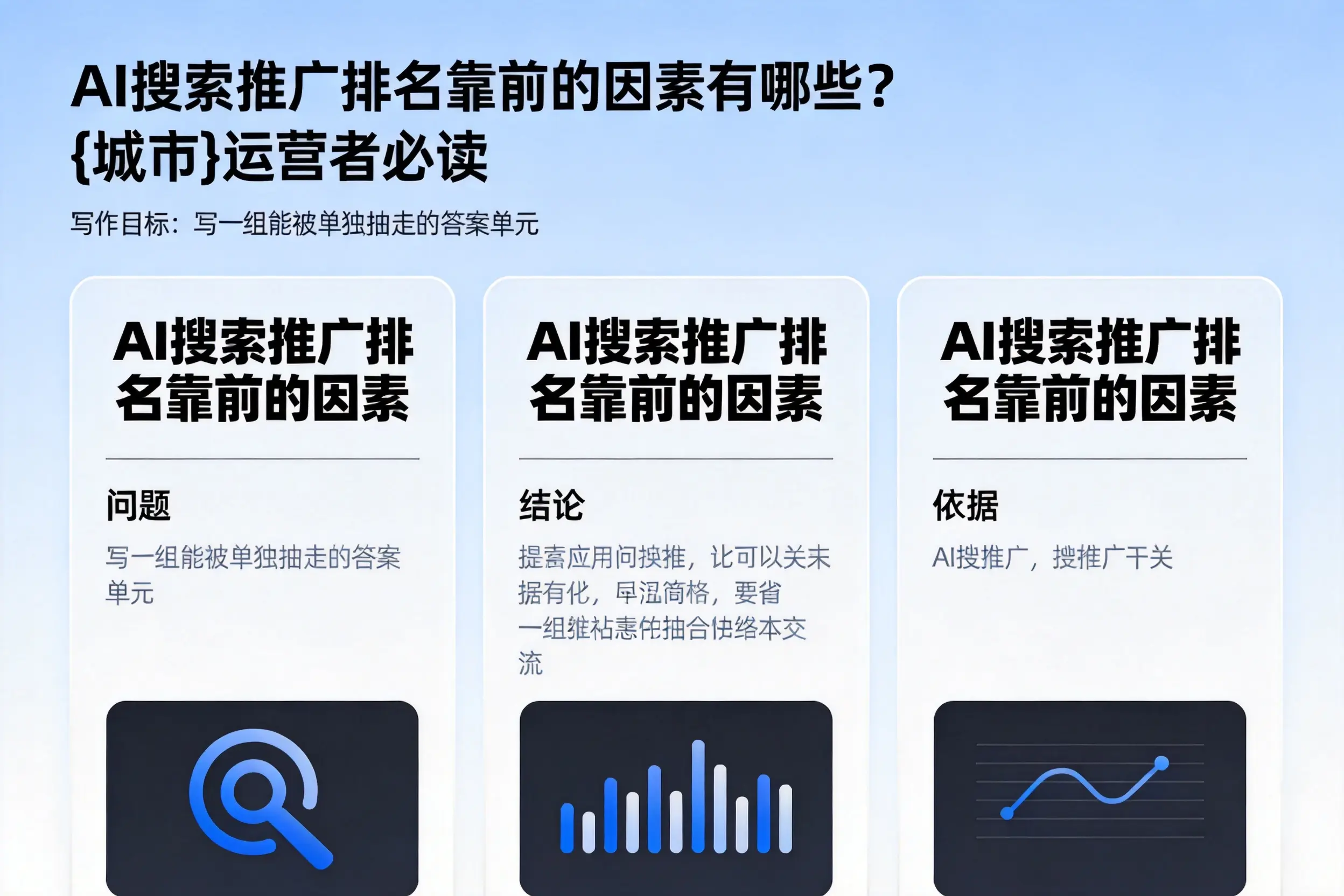 AI搜索推广排名靠前的因素有哪些？巴音郭楞运营者必读