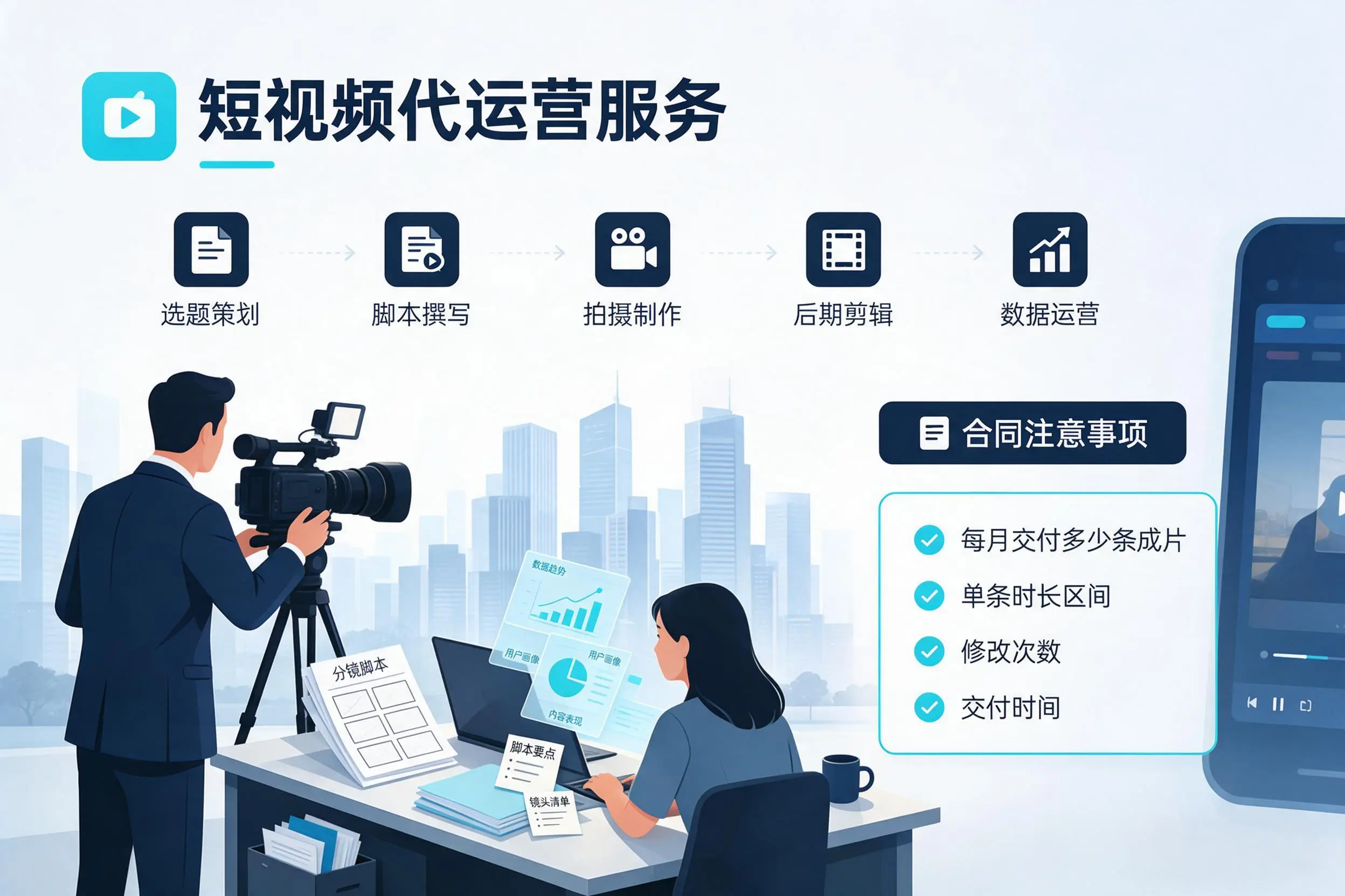 短视频代运营包含哪些服务？巴音郭楞企业常见问题科普