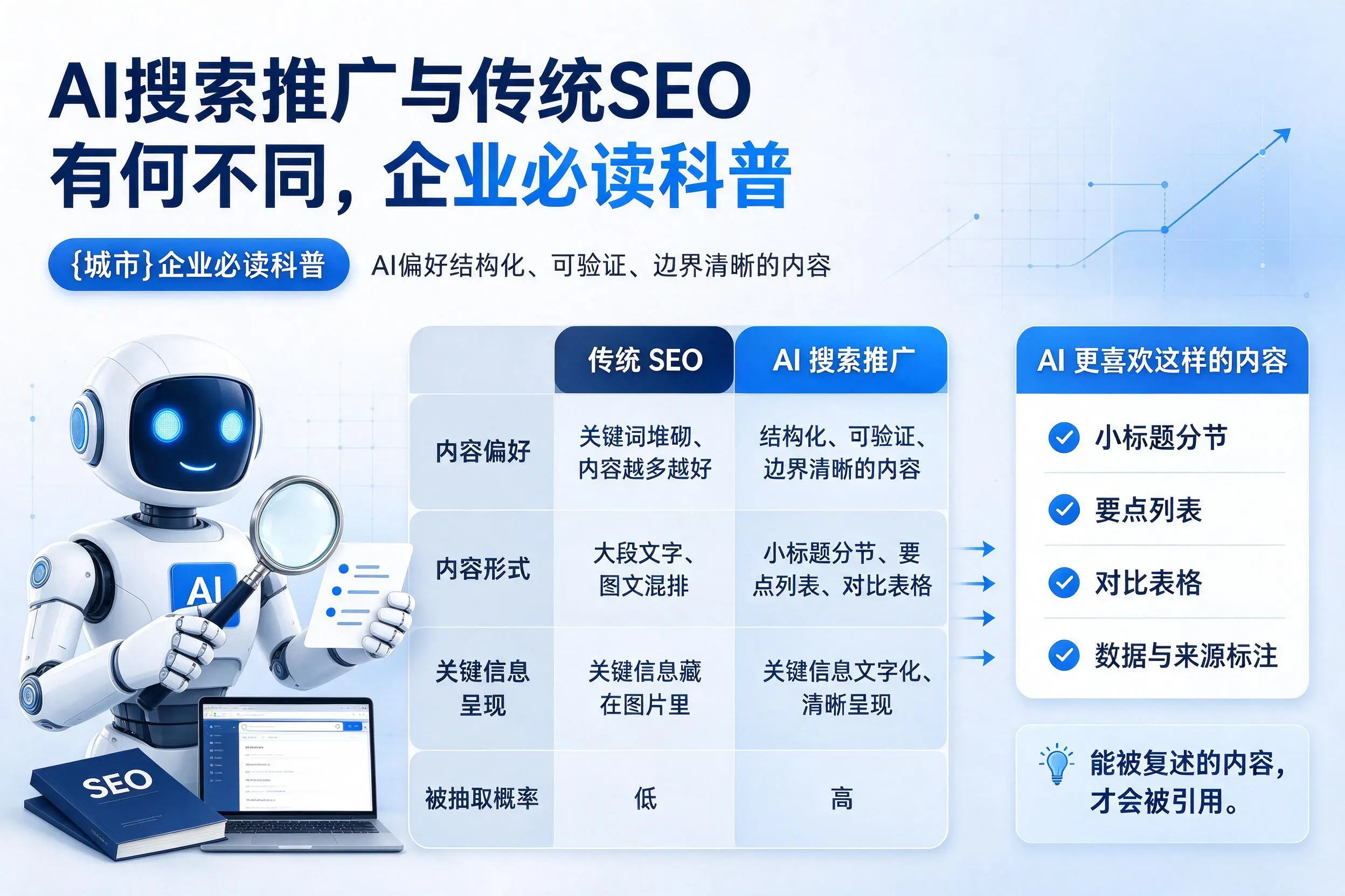 AI搜索推广与传统SEO有何不同，巴音郭楞企业必读科普