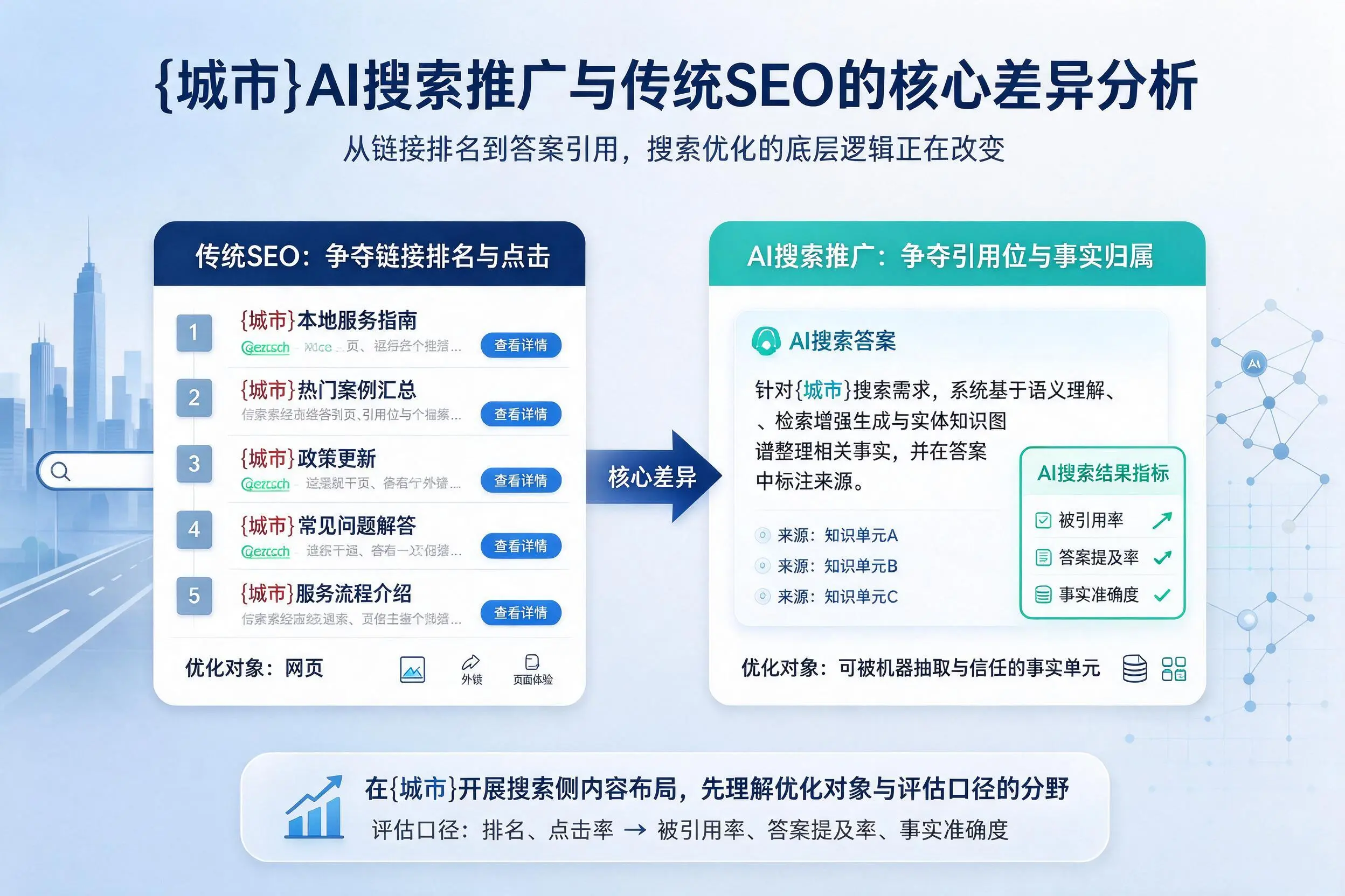 巴音郭楞AI搜索推广与传统SEO的核心差异分析
